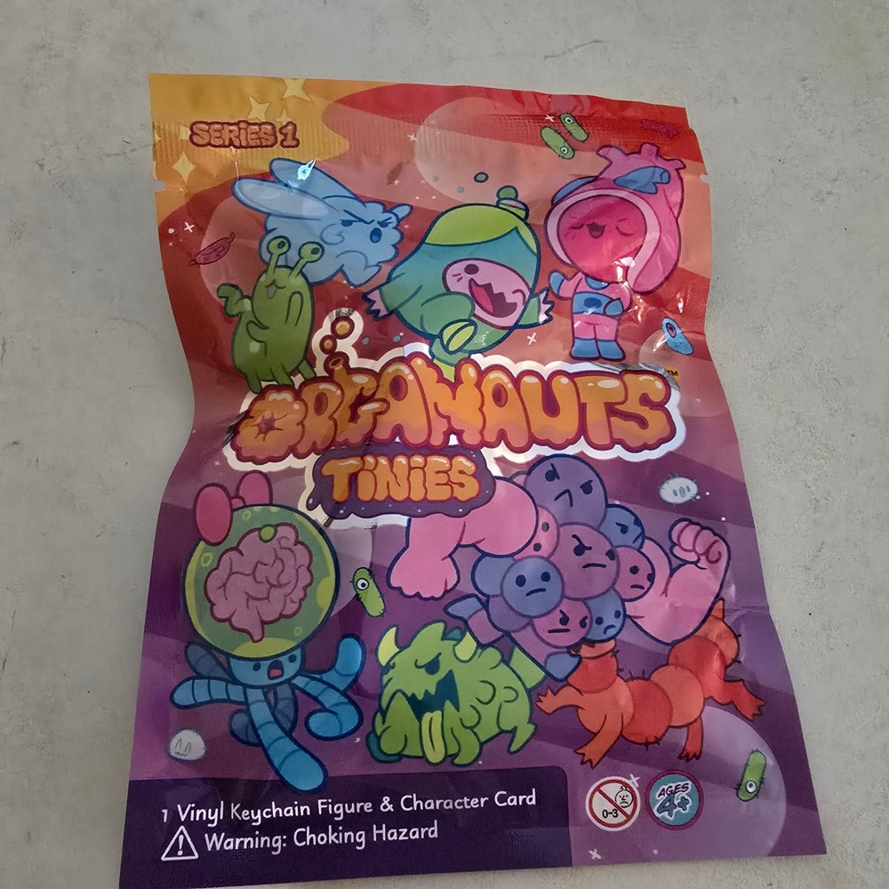 Organauts Tinies Series 1 Blind Bag Vinyl Keychain Figure Know Yourself New